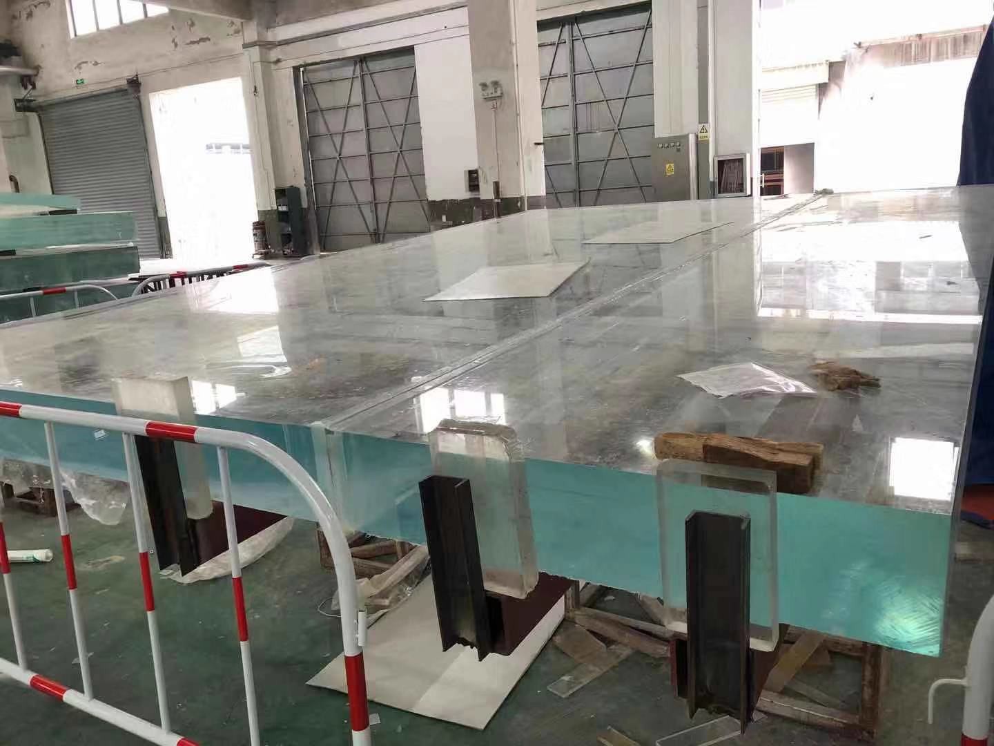 壽光別墅無(wú)邊界透明泳池五，瑞地格樂(lè)亞克力游泳池